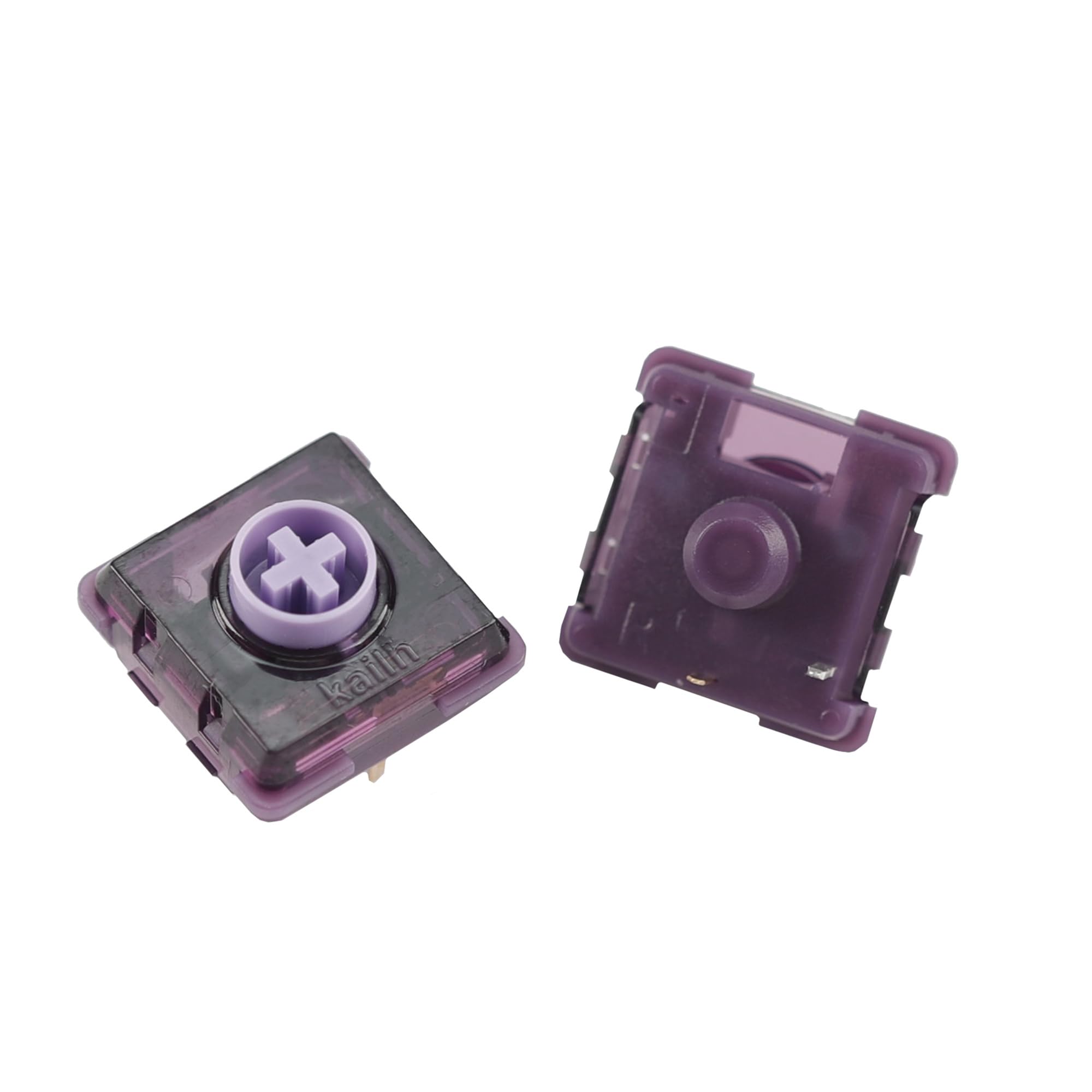 Amazon | Mechkeeb Kailh 1353シリーズ パープル アイリス サイレント